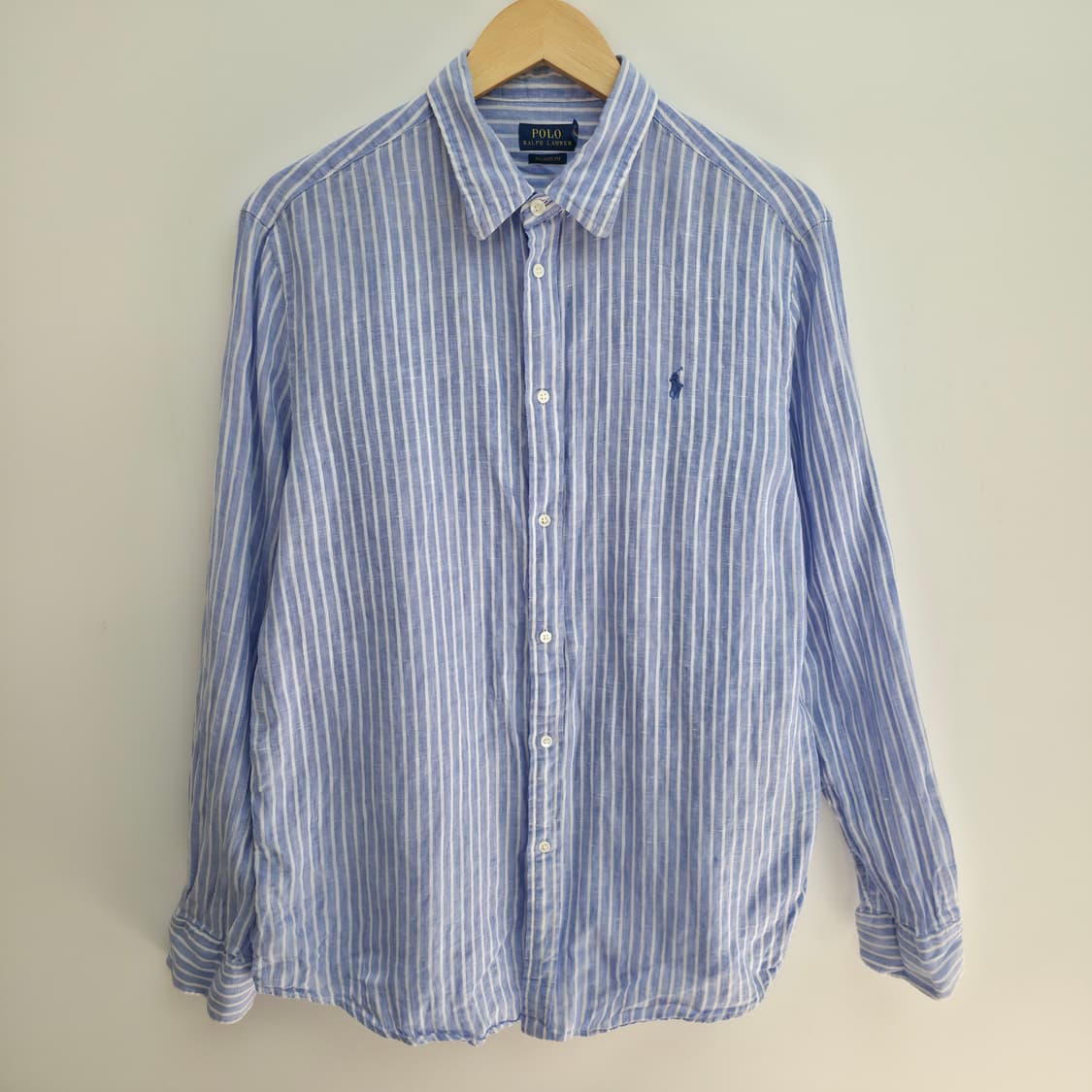 [XL] 폴로 랄프로렌 스트라이프 린넨 셔츠 상품이미지1