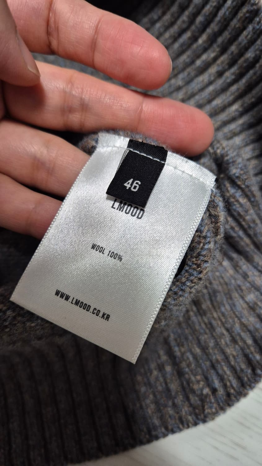 엘무드 휘황 세미오버 가디건 브라우니 상품이미지4