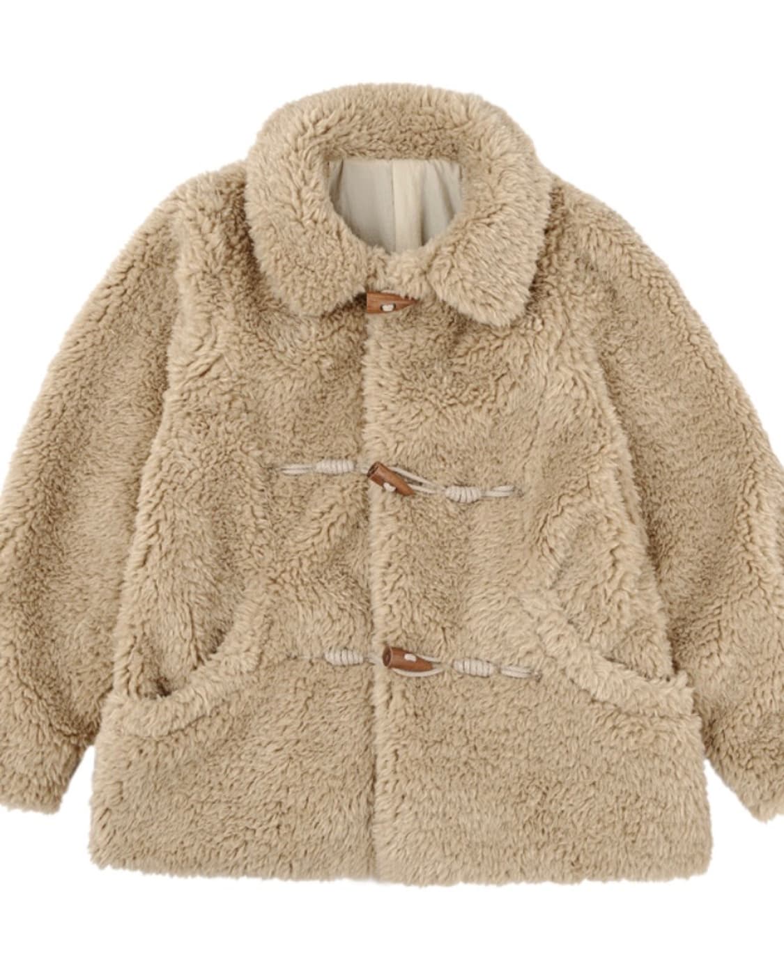 노컨텐츠 24FW 페이크 퍼 더블 코트 상품이미지2