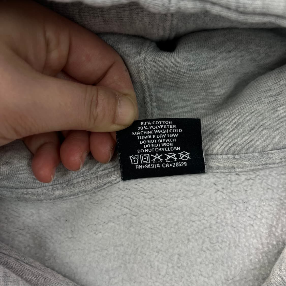 100 스투시 베이직 후드집업 상품이미지4