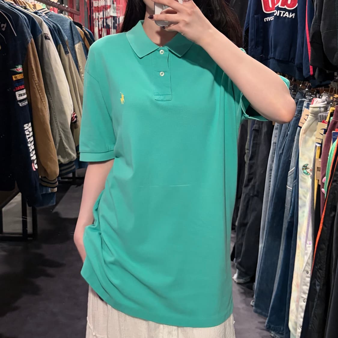 [IM] 폴로랄프로렌 반팔 피케 셔츠 민트 상품이미지2