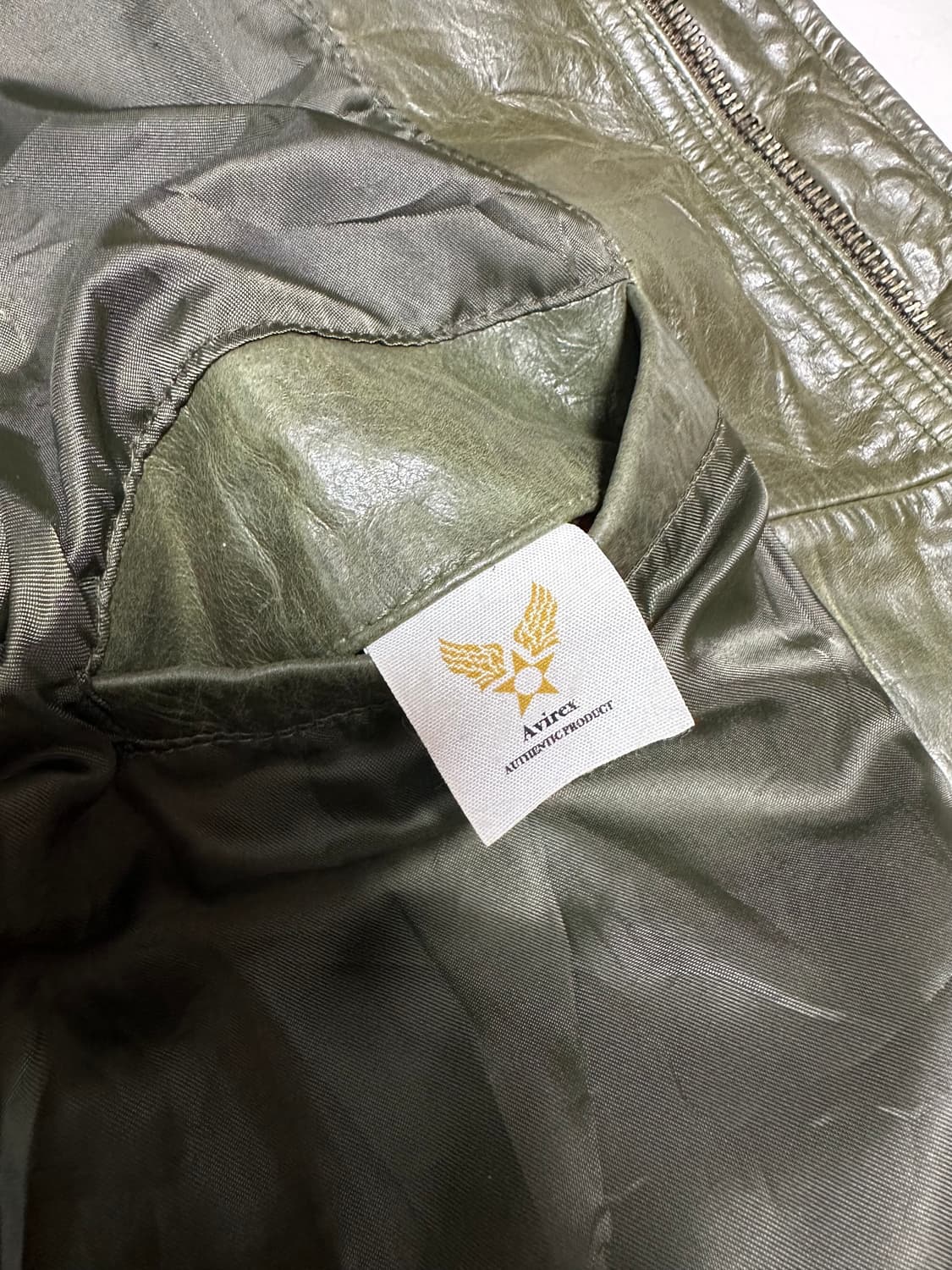 아비렉스 여성 가죽 자켓 상품이미지10