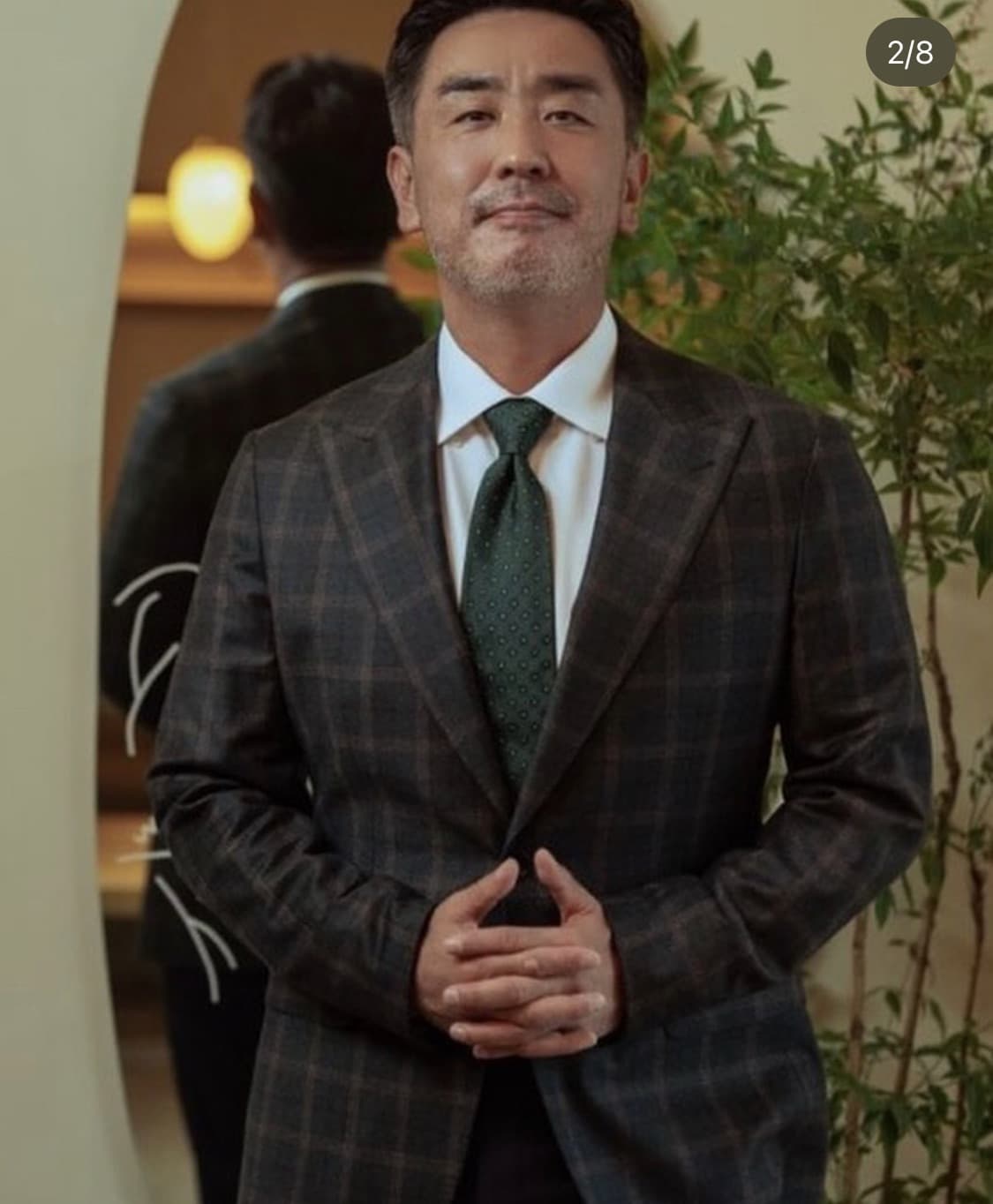 엘가노벰버 체크 수트 상품이미지10