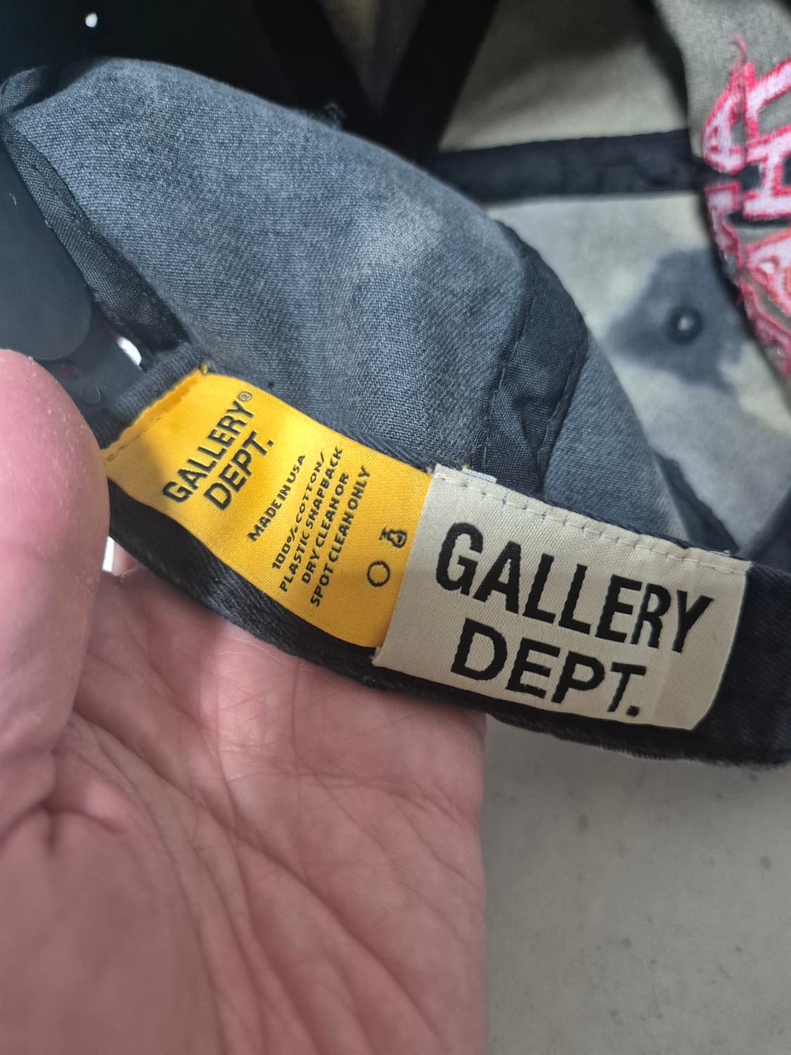 갤러리디파트먼트 올댓킬즈 워싱 볼캡 상품이미지5