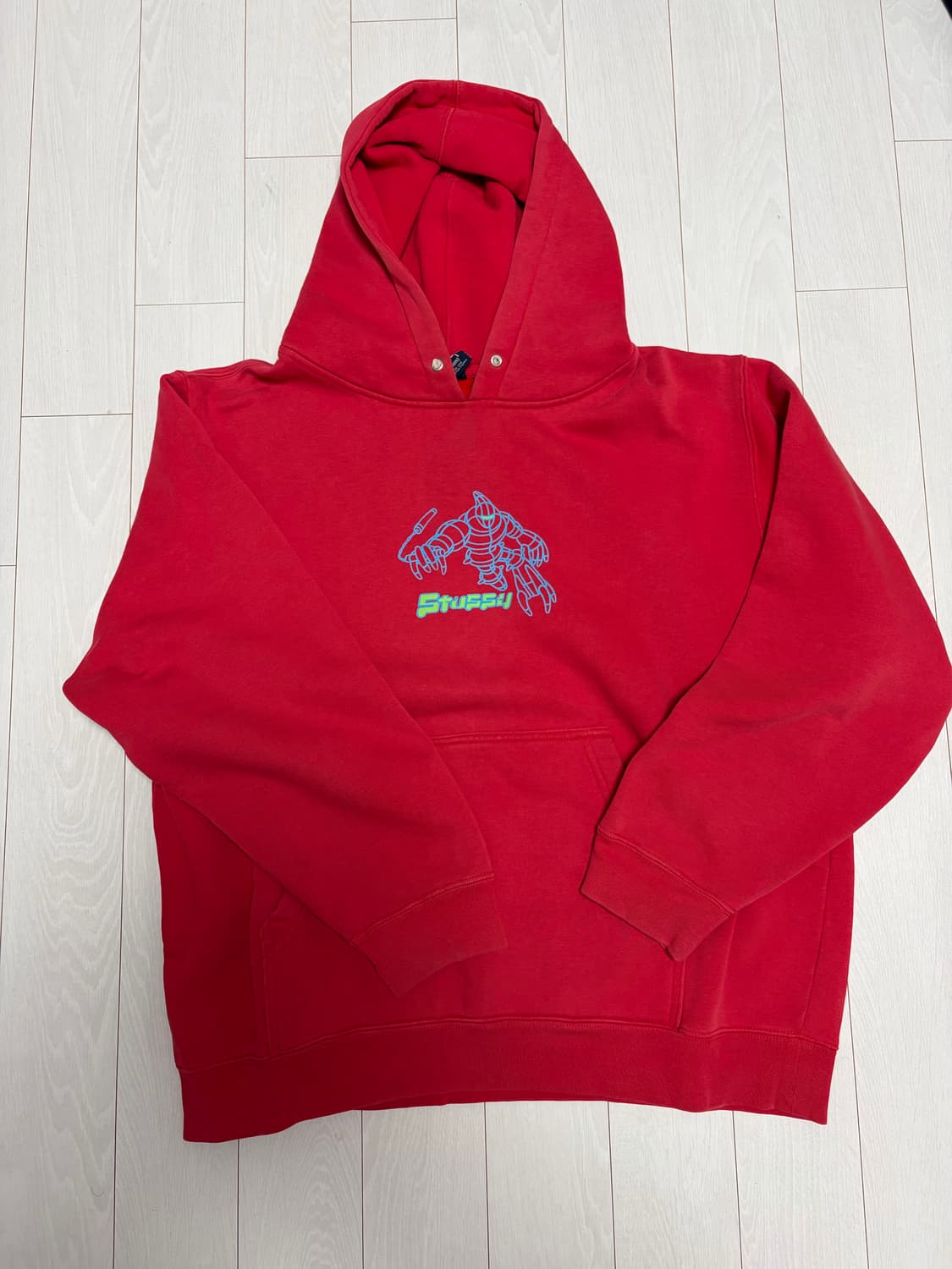 90s 스투시 후드티 M 미제 상품이미지1