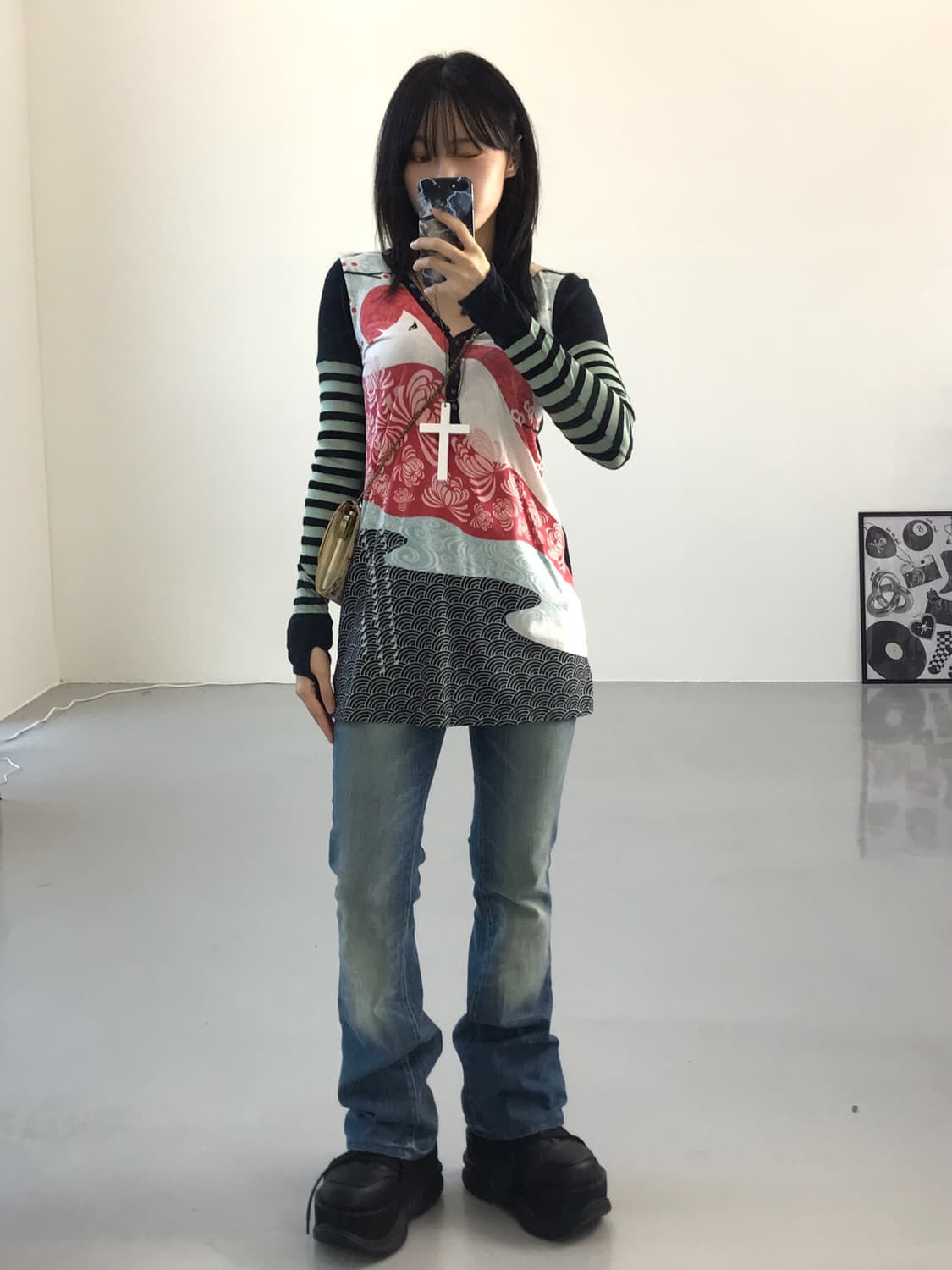 Custo Barcelona oriental knit top 상품이미지2