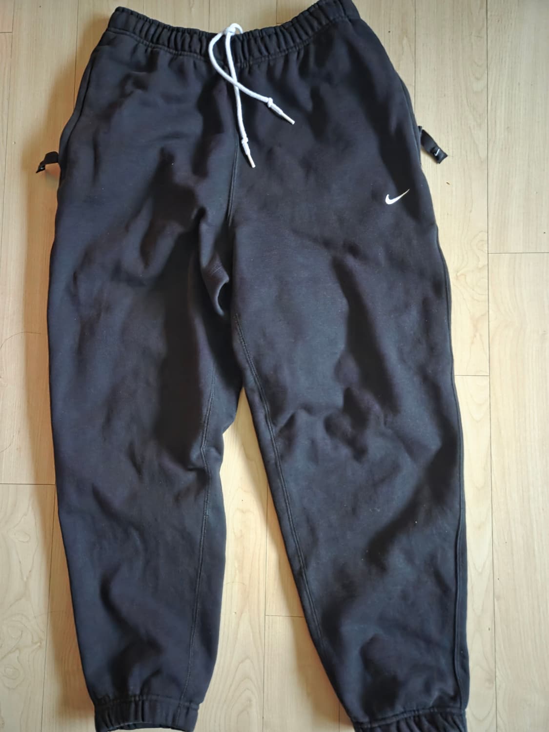 나이키 솔로 스우시 플리스 팬츠 블랙 M 상품이미지1