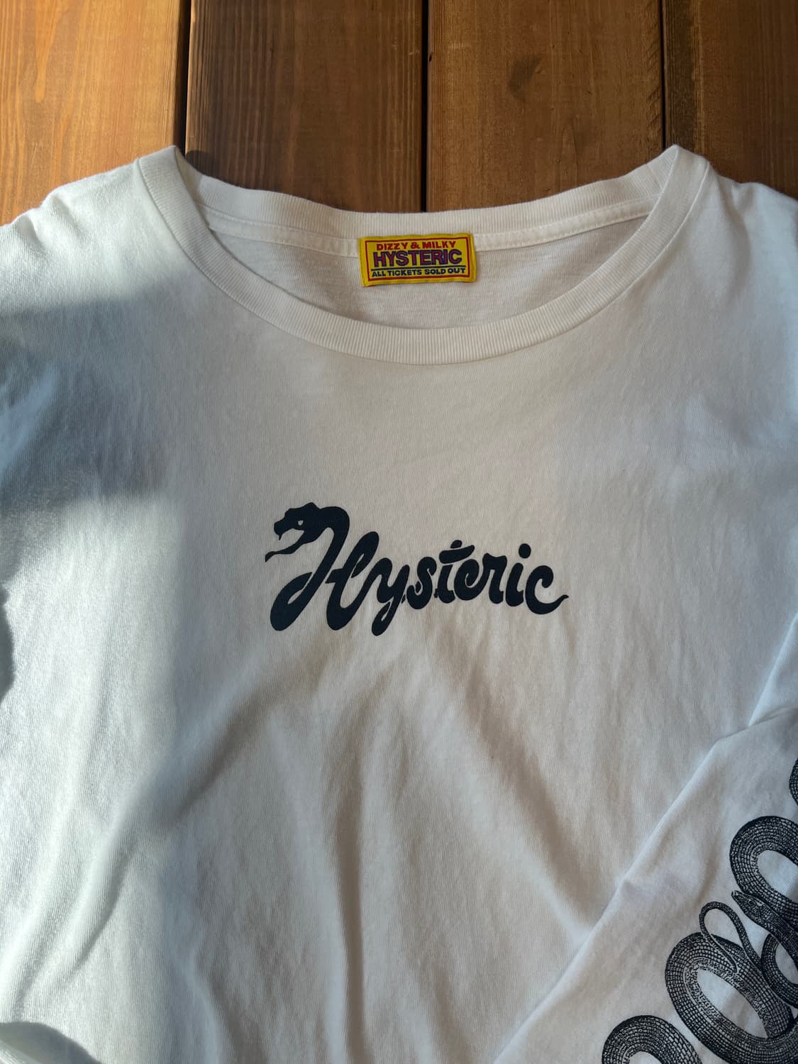 히스테릭 글래머 스네이크 롱슬리브 상품이미지7