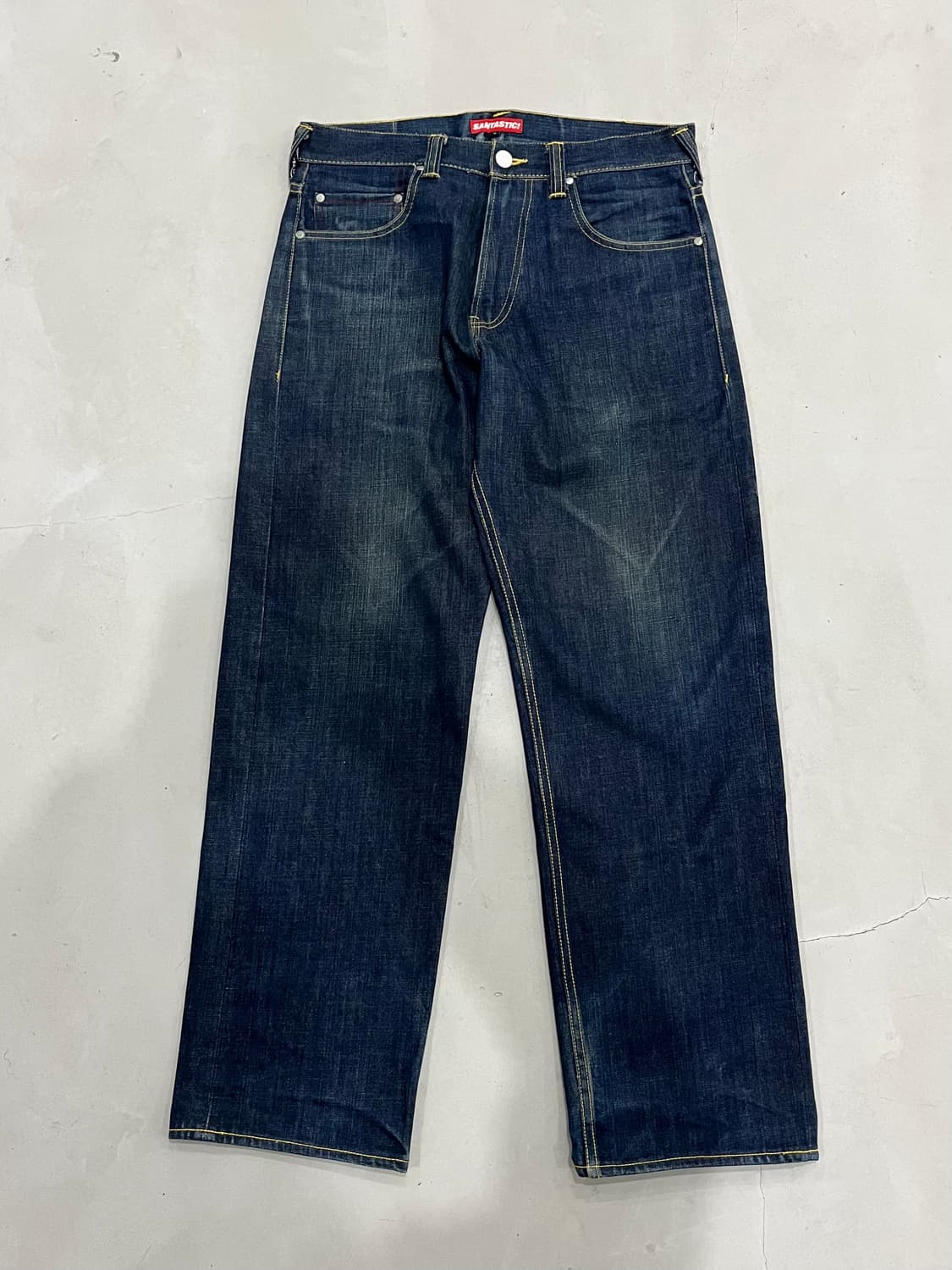 SANTASTIC! 🏏🐒 saru denim pants 상품이미지5