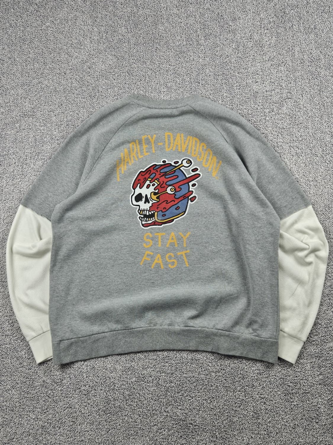 할리데이비슨 레이어드 스컬 스테이패스트 맨투맨 ( XL ) / 10126 상품이미지1