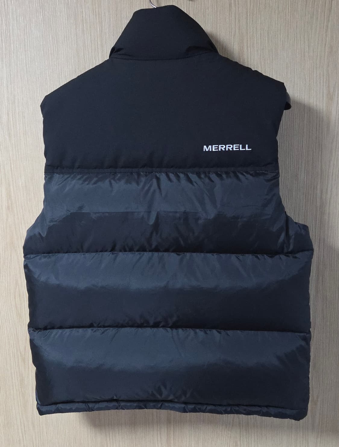 (착샷) 머렐 패딩 베스트 구스 다운 컬러블럭 상품이미지5