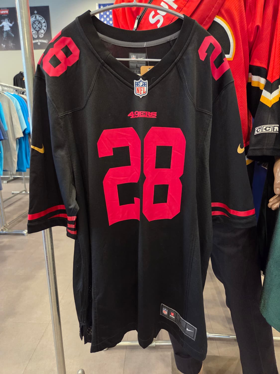 NFL 나이키 저지, 블랙유니폼 L~XL
 상품이미지1