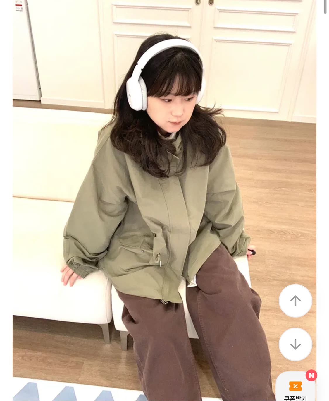 카키 야상 바람막이 자켓 상품이미지1