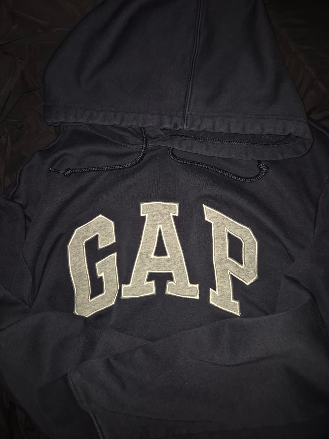 새상품 컨디션 ] GAP 네이비 그레이 후드티 L 상품이미지1