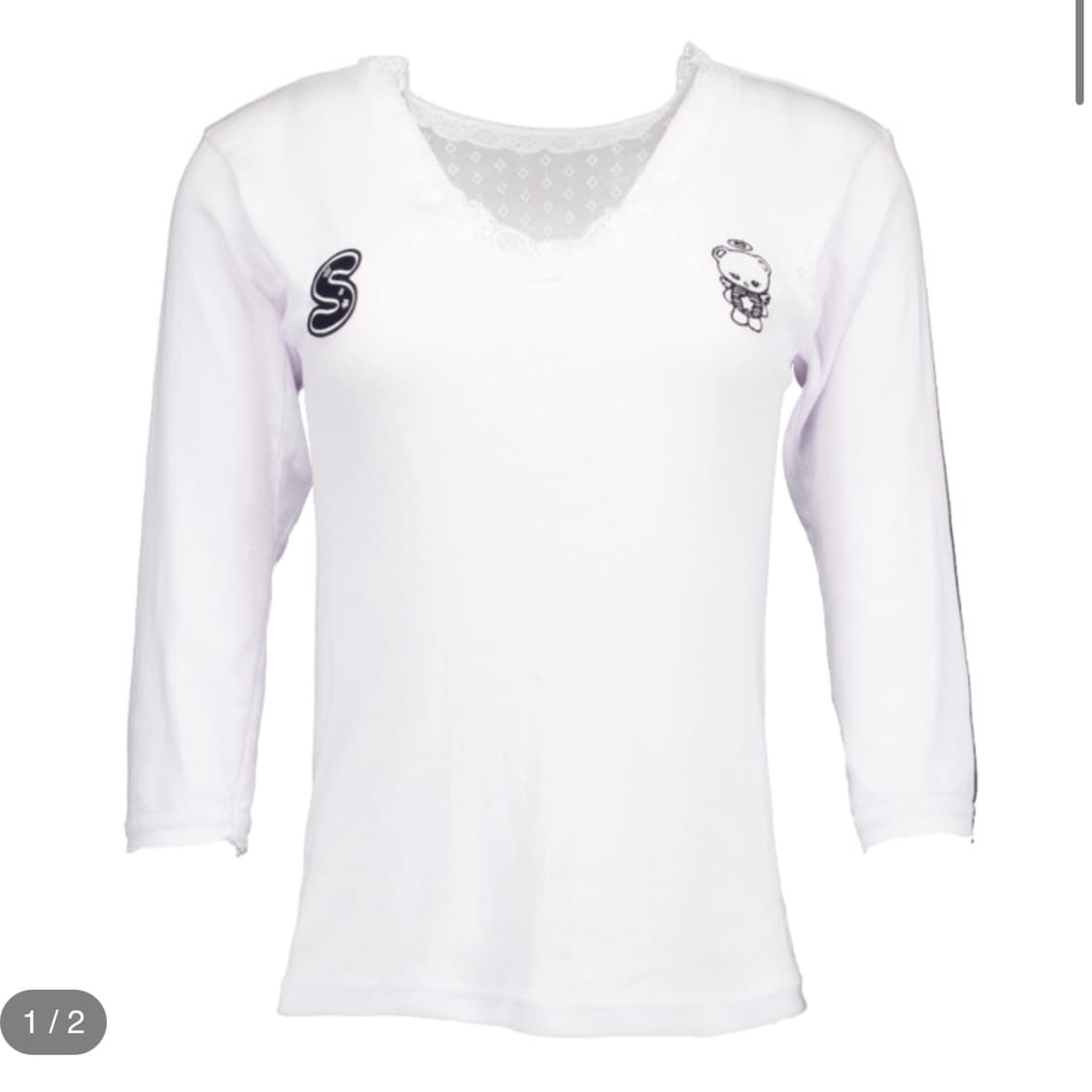 BUDDY LACE TOP WHITE  상품이미지1