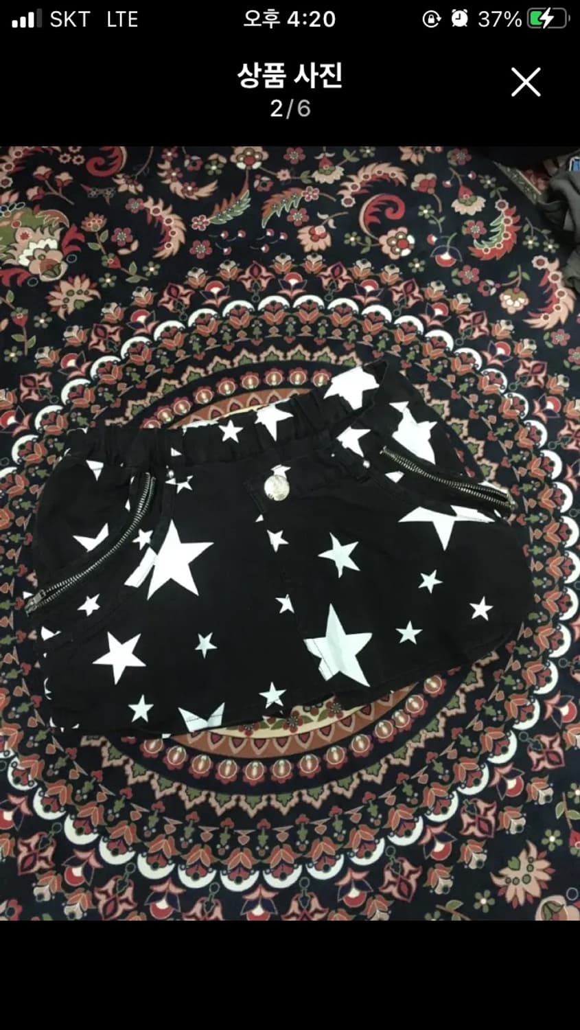 gyaru STAR mini skirt 상품이미지2