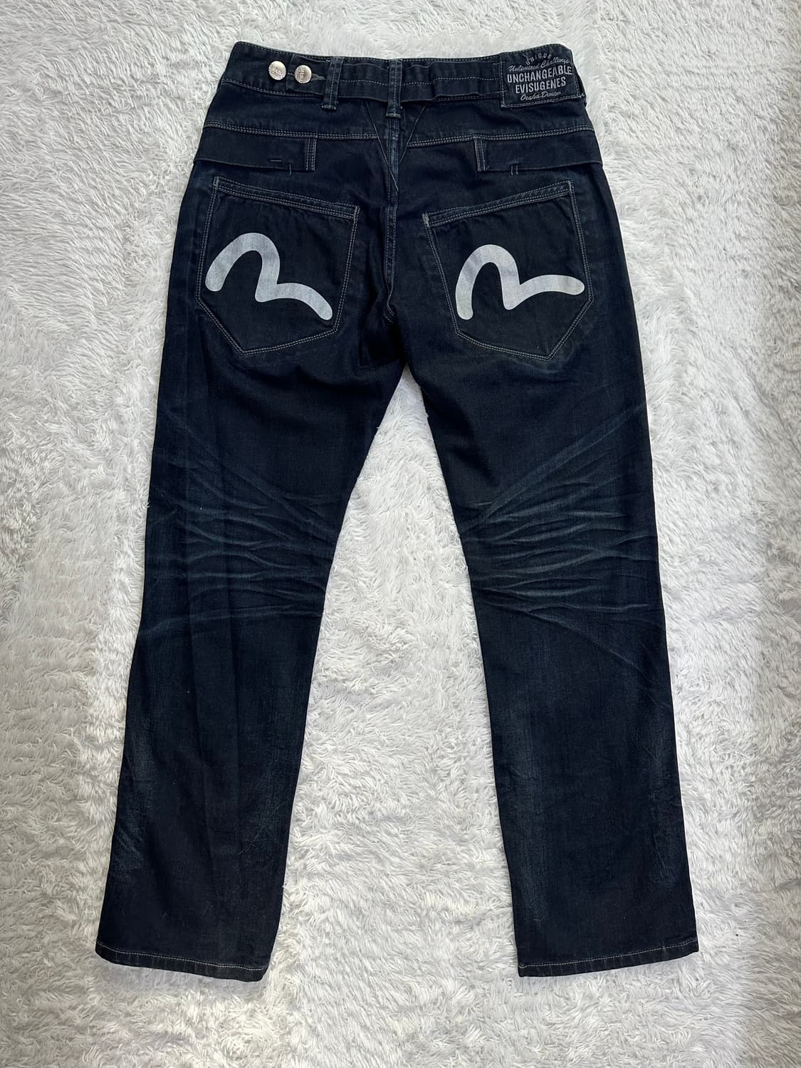 에비수 EVISU 청바지 32 페인트 데님 상품이미지3