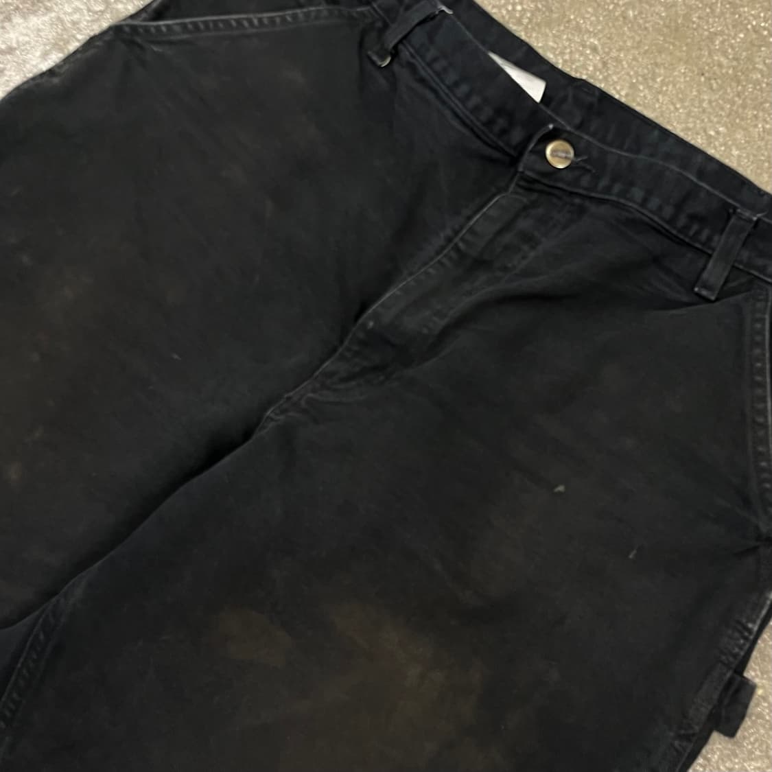 칼하트 블랙 카펜터 팬츠 (37“) 상품이미지3