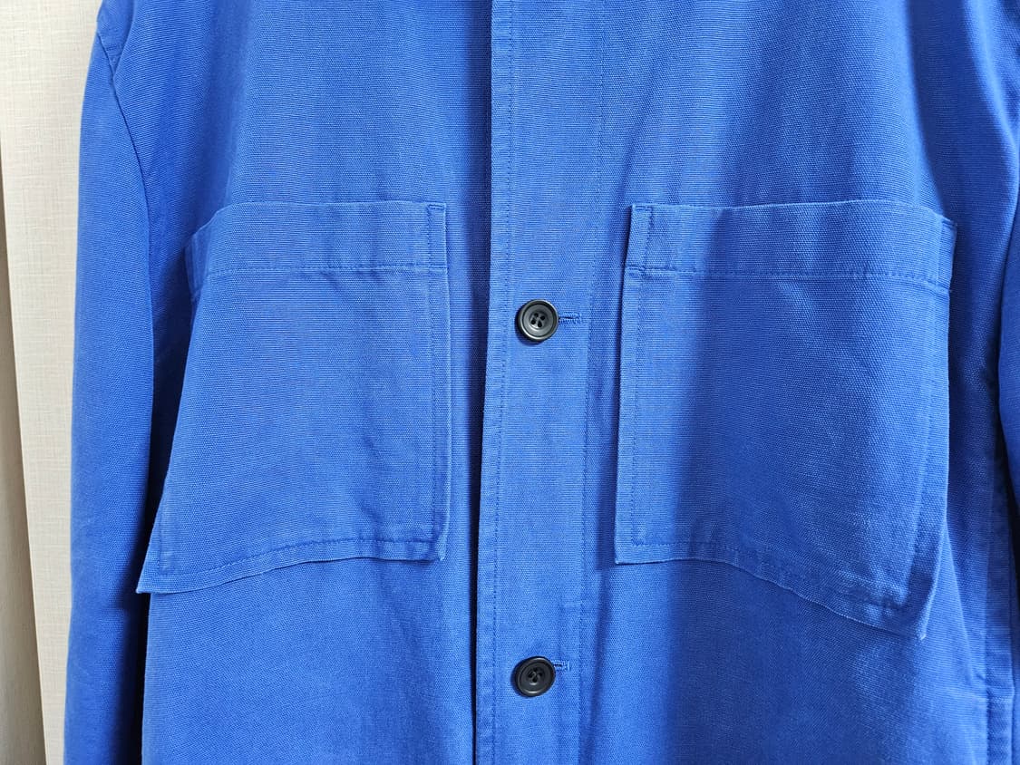 COS 릴랙스드핏 유틸리티 오버셔츠 블루 M 상품이미지4