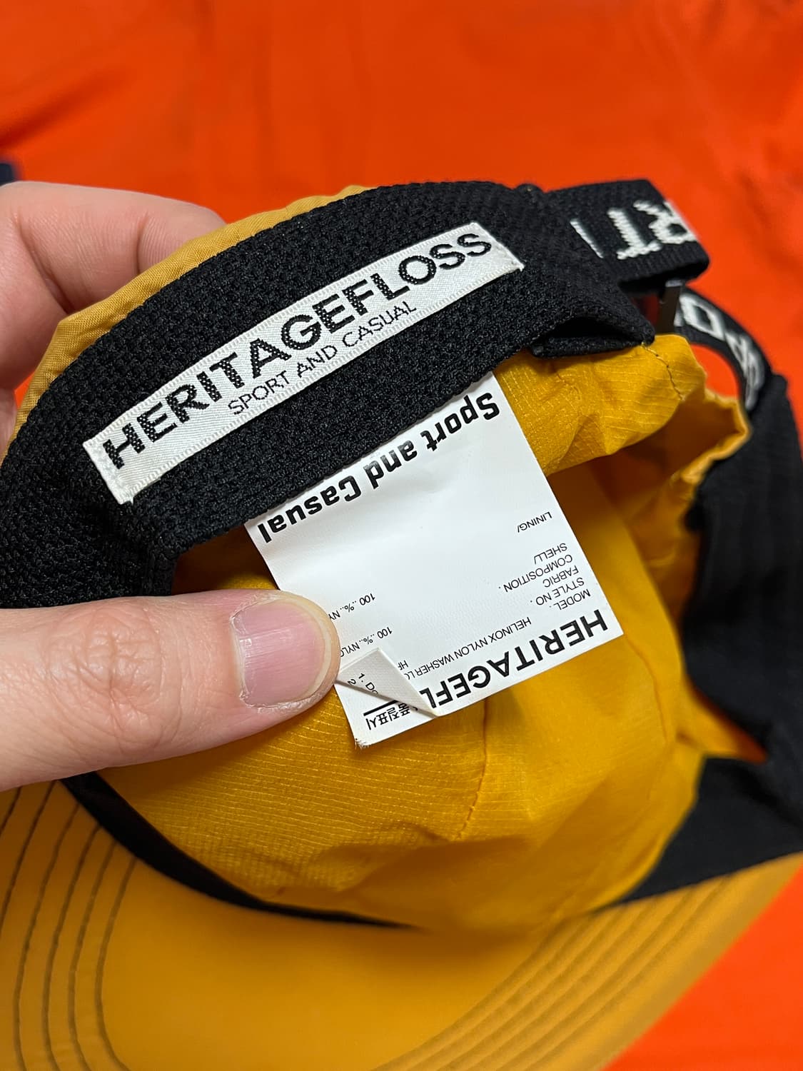 헤리티지플로스 X 헬리녹스 나일론캡 상품이미지3