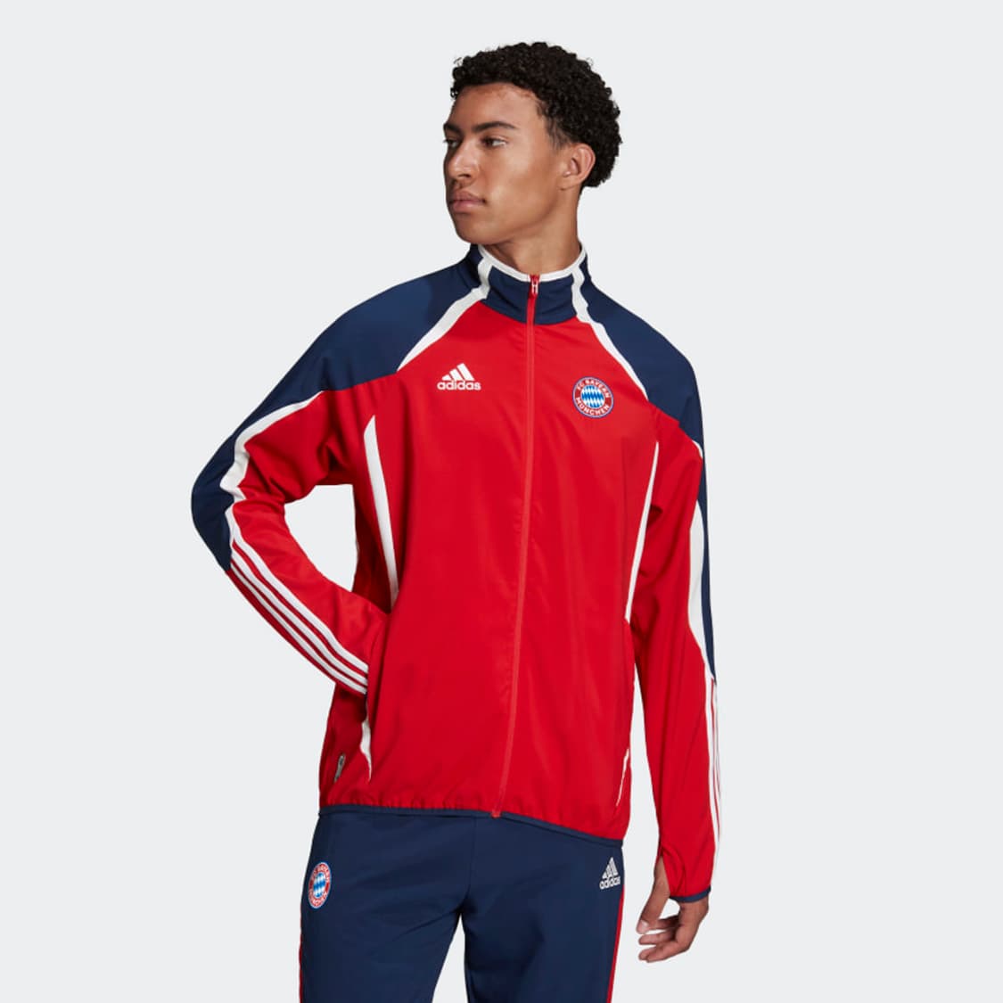 M 아디다스 팀가이스트 바이에르뮌헨 우븐자켓 상품이미지3