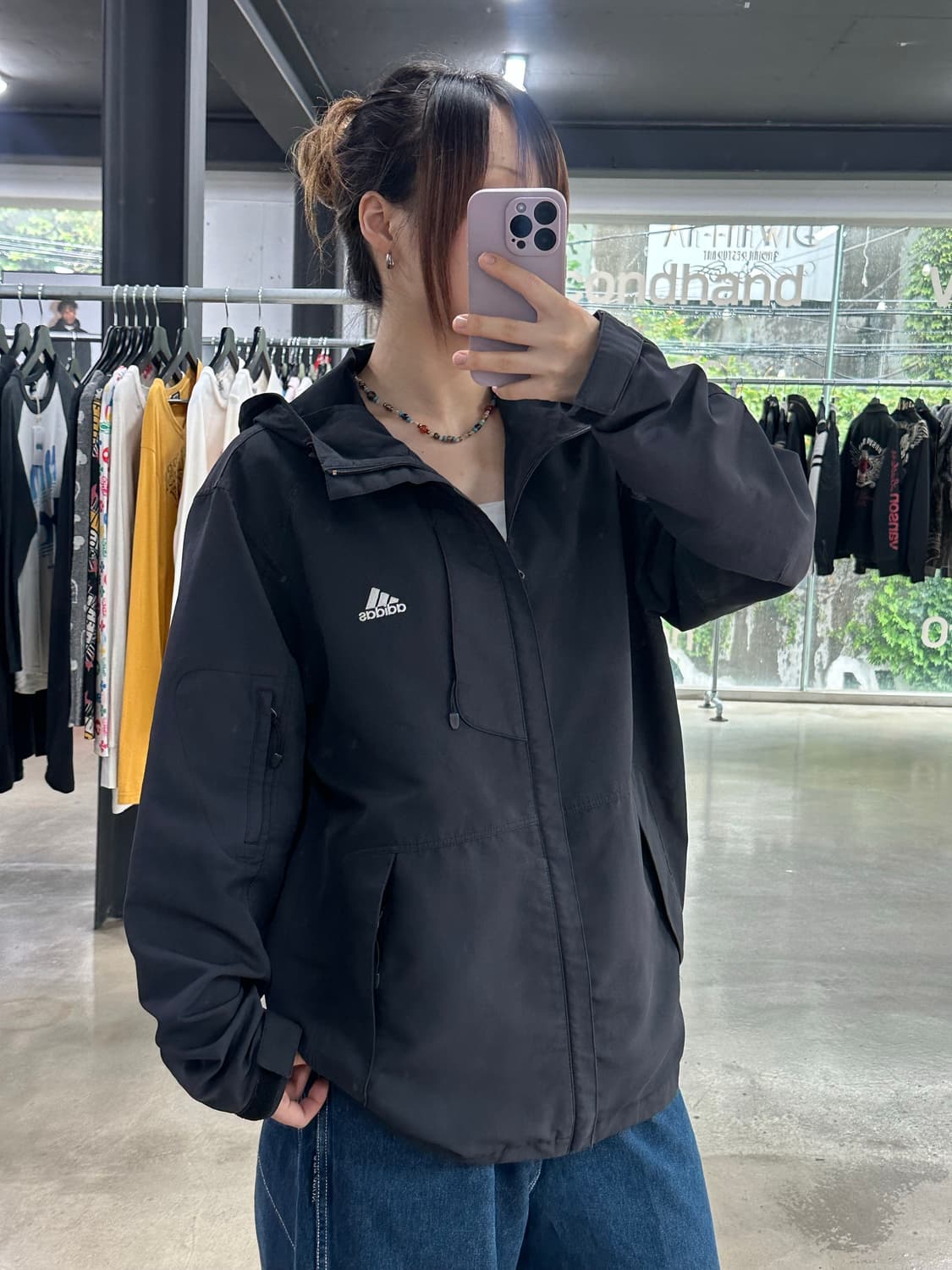 아디다스 테크 윈드브레이커 자켓 상품이미지3