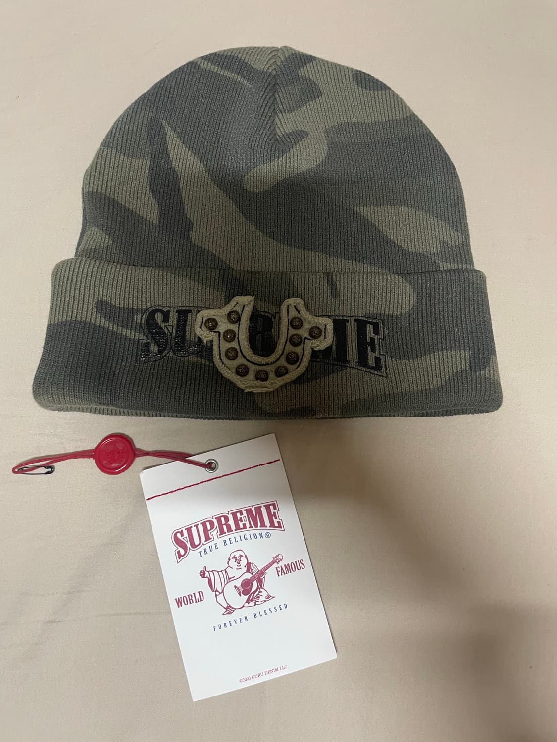 슈프림 x 트루릴리전 비니 올리브 카모 - 25FW 상품이미지1