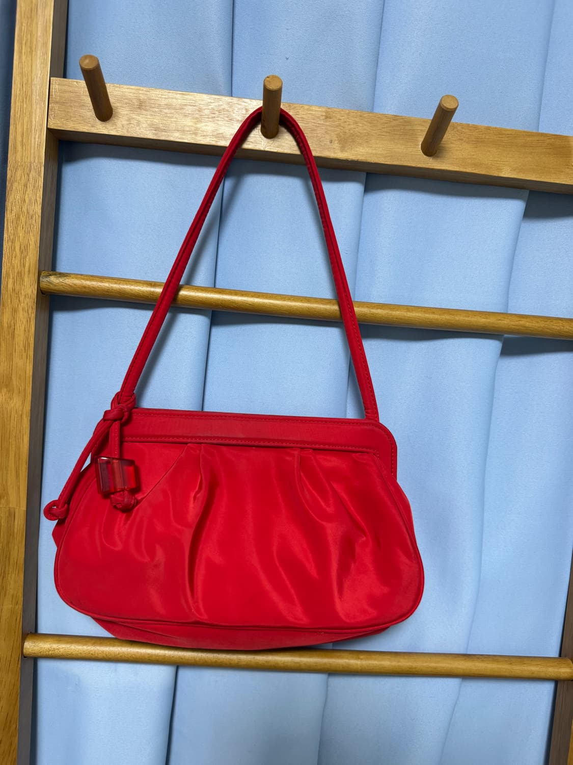 아카이브앱크 스커트백 레드 나일론 토트백 숄더백 상품이미지2