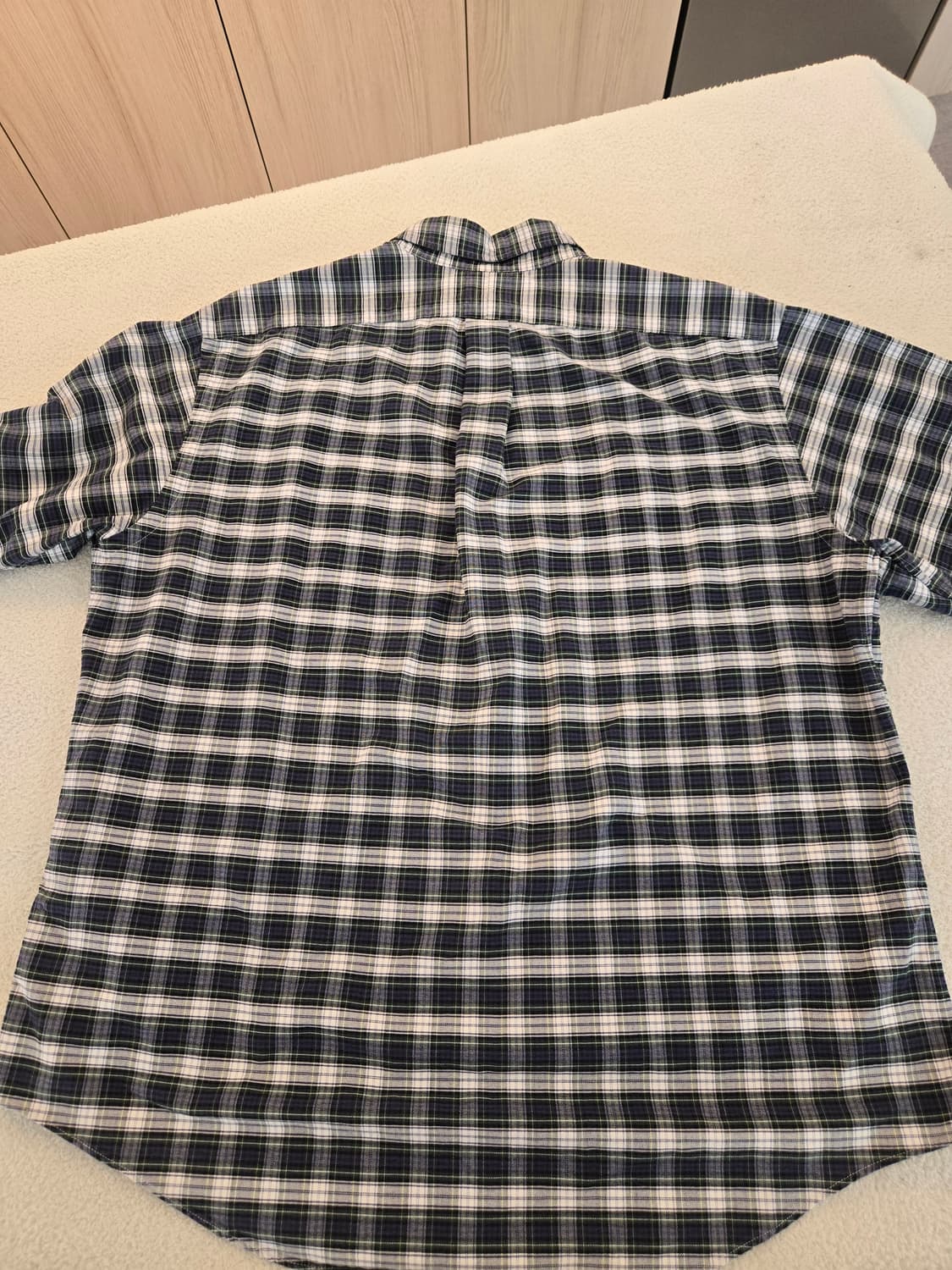 랄프로렌 체크 남방 네이비 오버핏 셔츠 105 상품이미지7