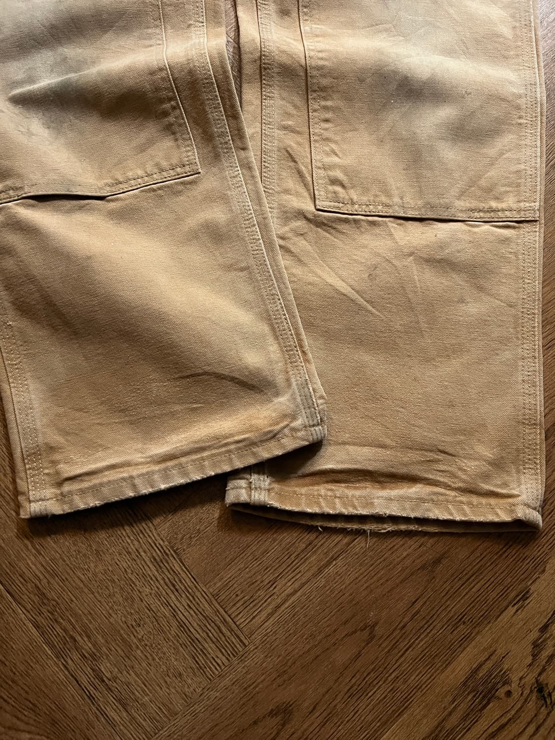 [33]칼하트 Made in USA 브라운 더블니 워크팬츠 상품이미지2