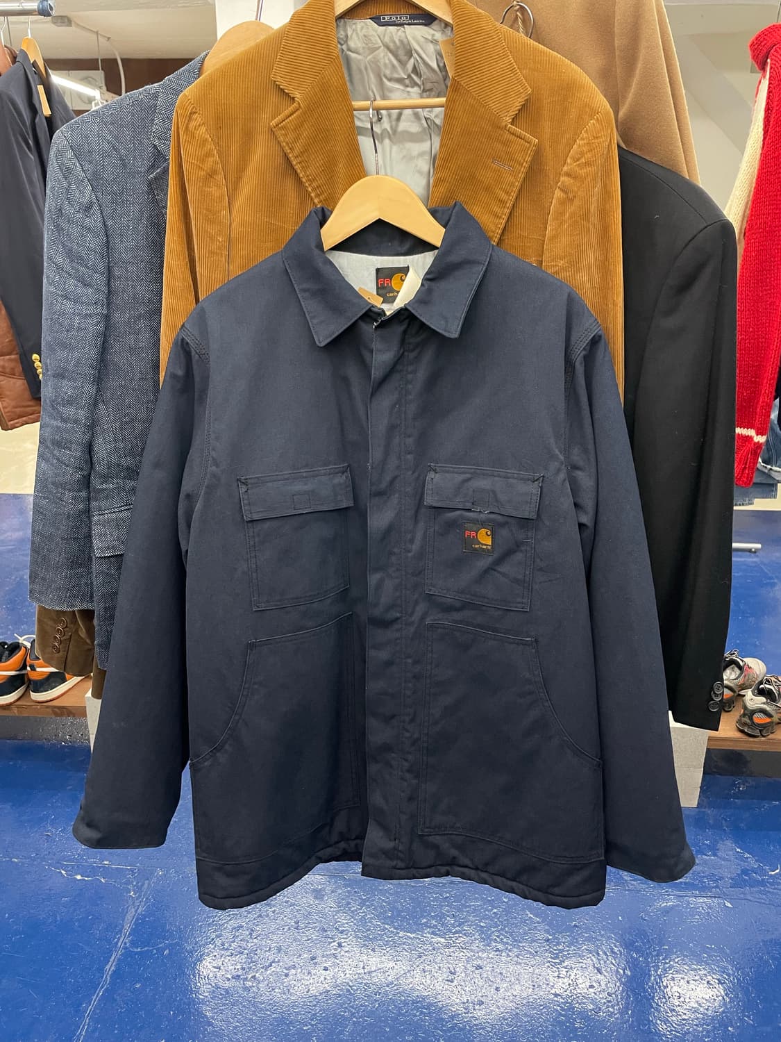 1990s Carhartt 칼하트 FR 방화 워크 자켓 상품이미지4