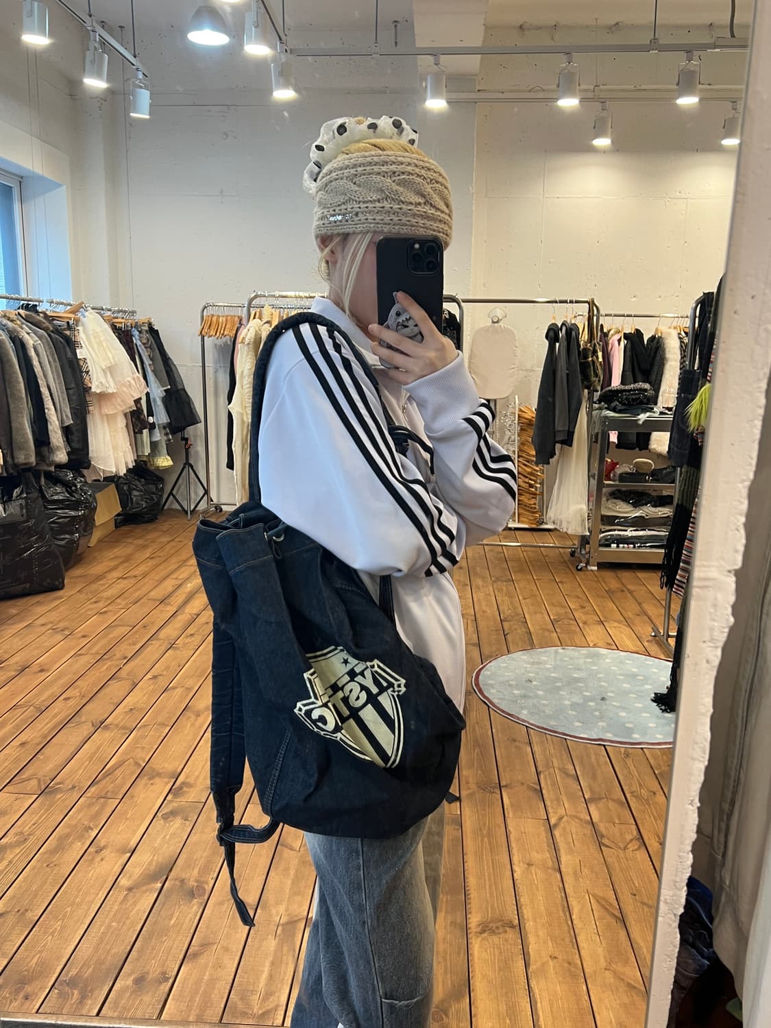 히스테릭글래머 데님 백팩 상품이미지4