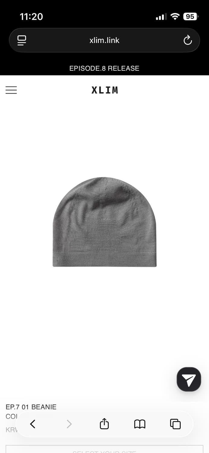 엑슬림 ep7 01 비니 그레이 새제품 상품이미지1