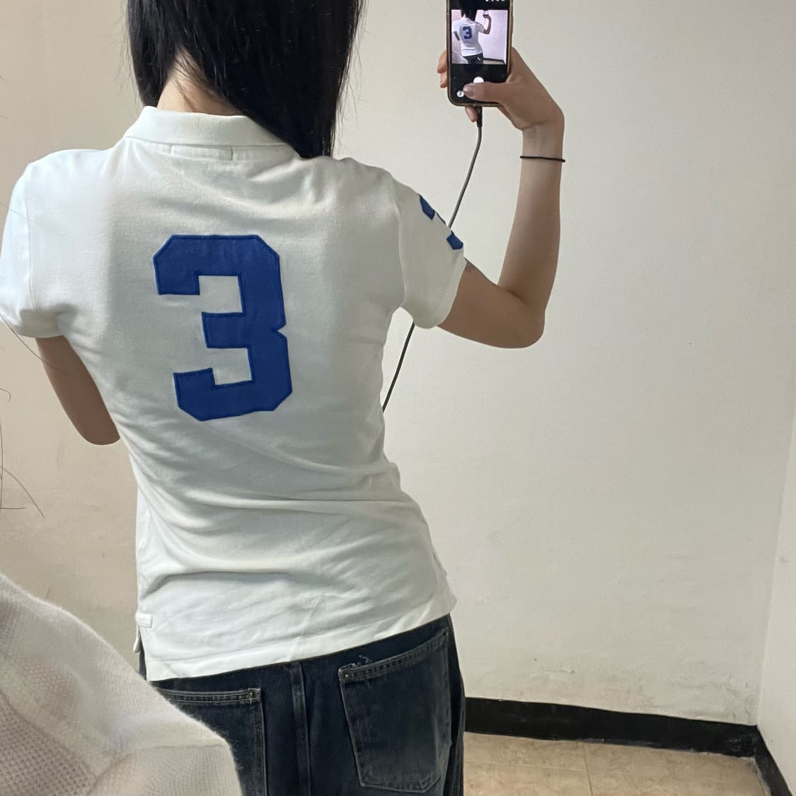 Polo Double Player Big Pony Collar Tee 상품이미지3