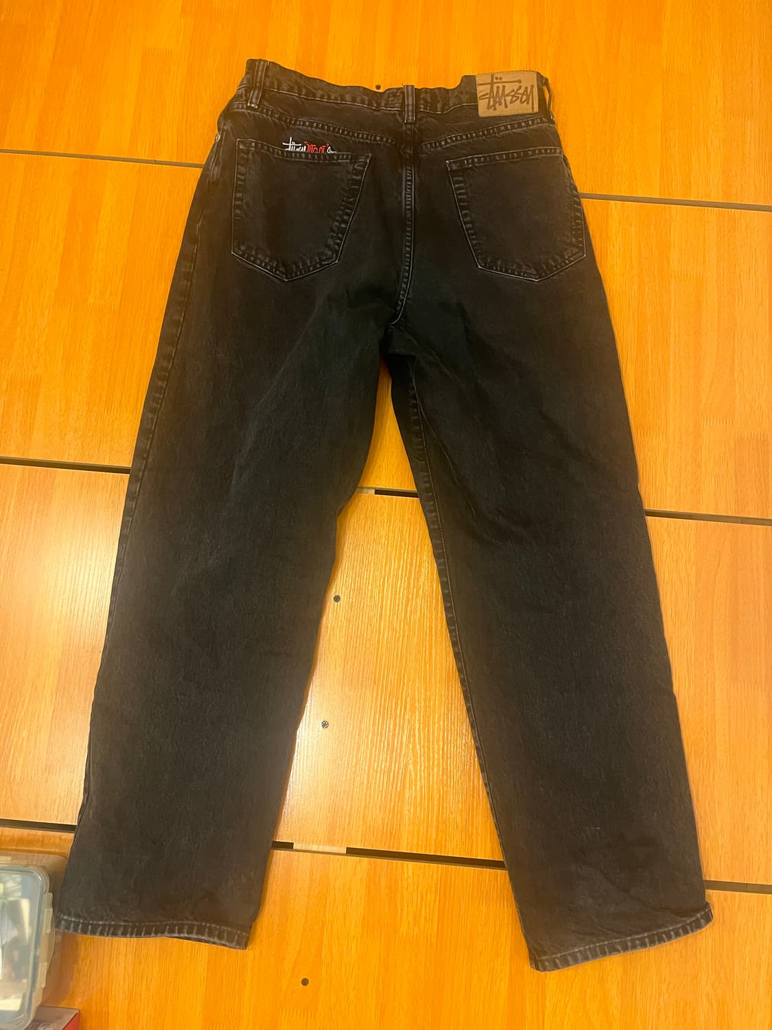 스투시 더블 다이 빅 올 진 블랙 31size 상품이미지1