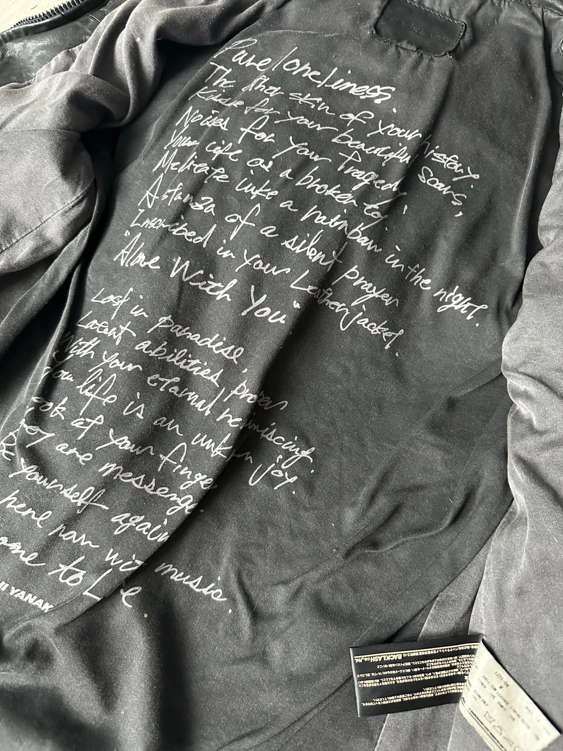 Isamu Katayama Backlash leather jacket 상품이미지3