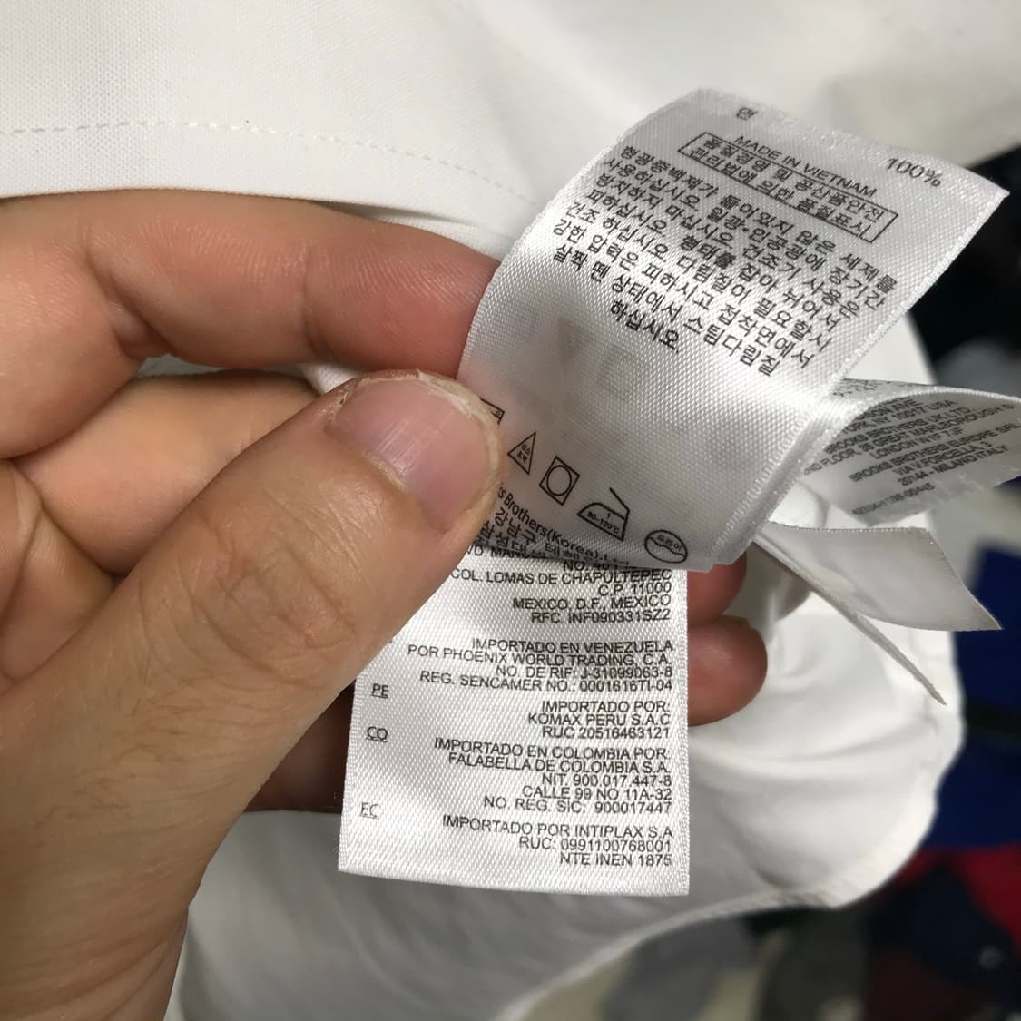 브룩스 브라더스 흰색 단색셔츠 상품이미지6