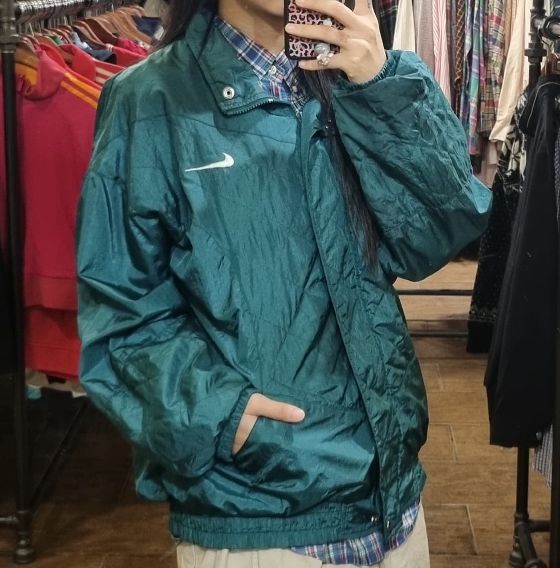 [Hi] nike 나이키 바람막이 그린 상품이미지3