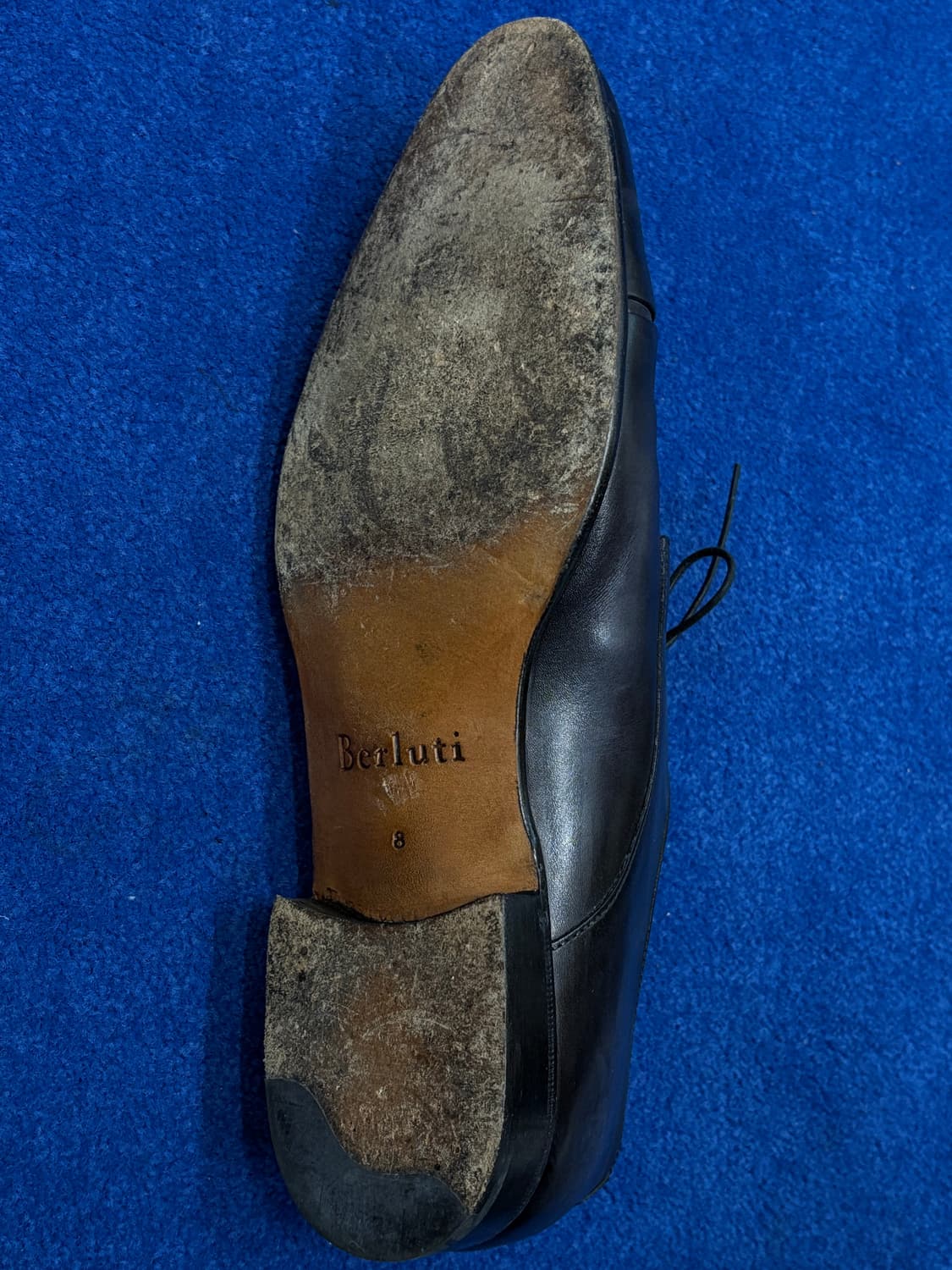 벨루티(Berluti) 알레산드로 베네치아 레더 홀컷 - UK 8 상품이미지3