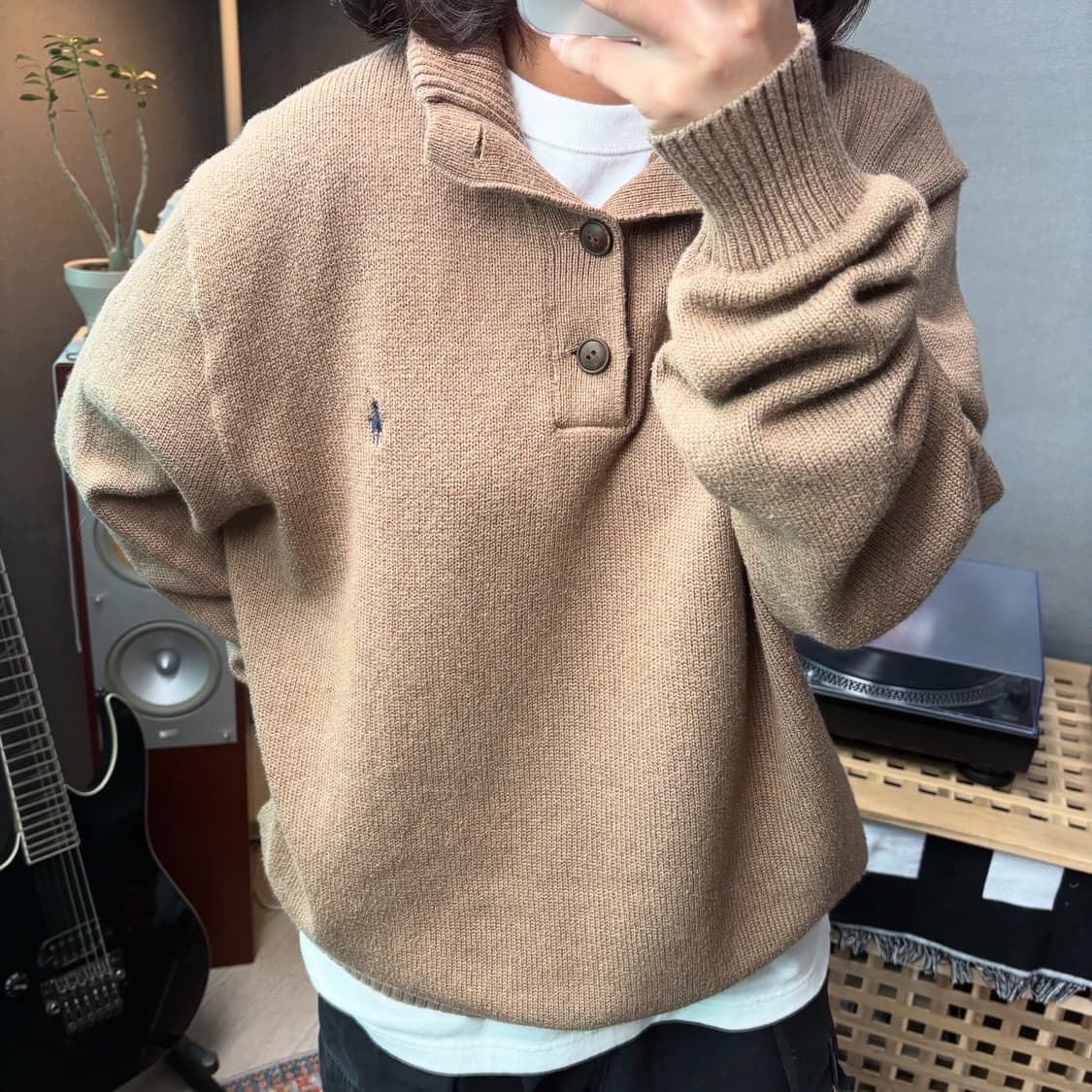폴로 반집업니트 상품이미지2
