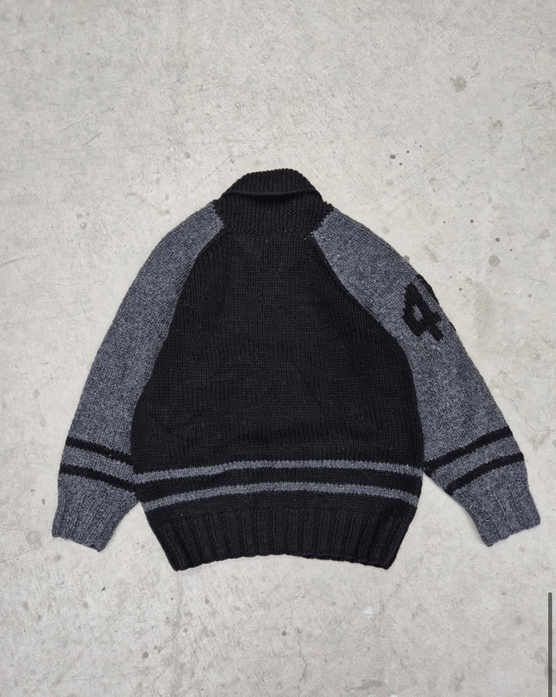 LETTERED VARSITY ZIP KNIT (M) 상품이미지7