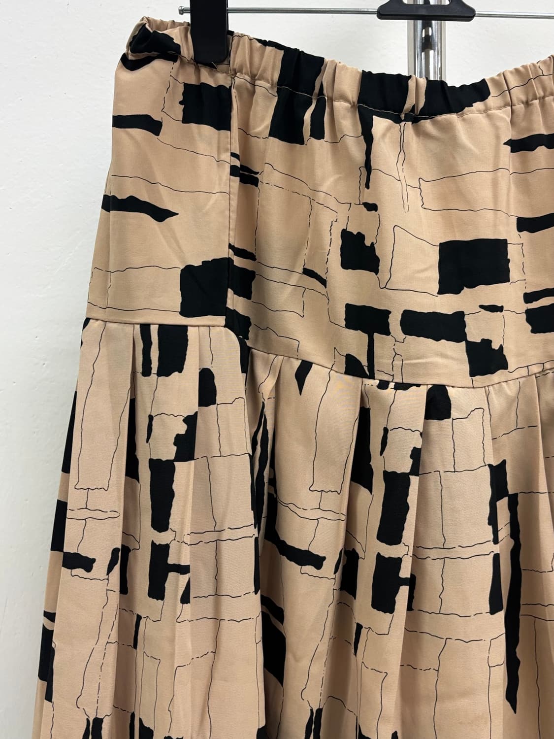 빈티지 베이지 미디 스커트 상품이미지8