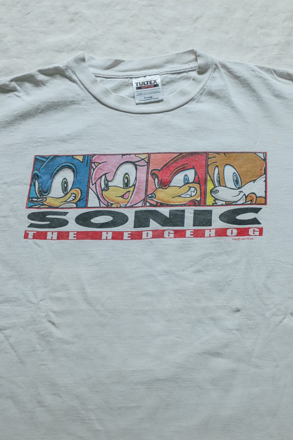 빈티지 90‘s 소닉 게임 그래픽 티셔츠 XL 상품이미지2