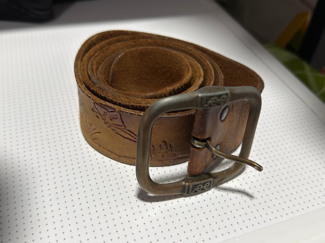 90s LEE 가죽 벨트 상품이미지1