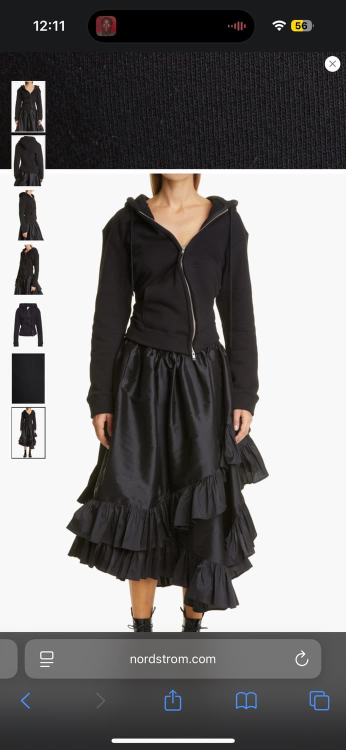 Vaquera twisted hoodie zip xs 상품이미지1