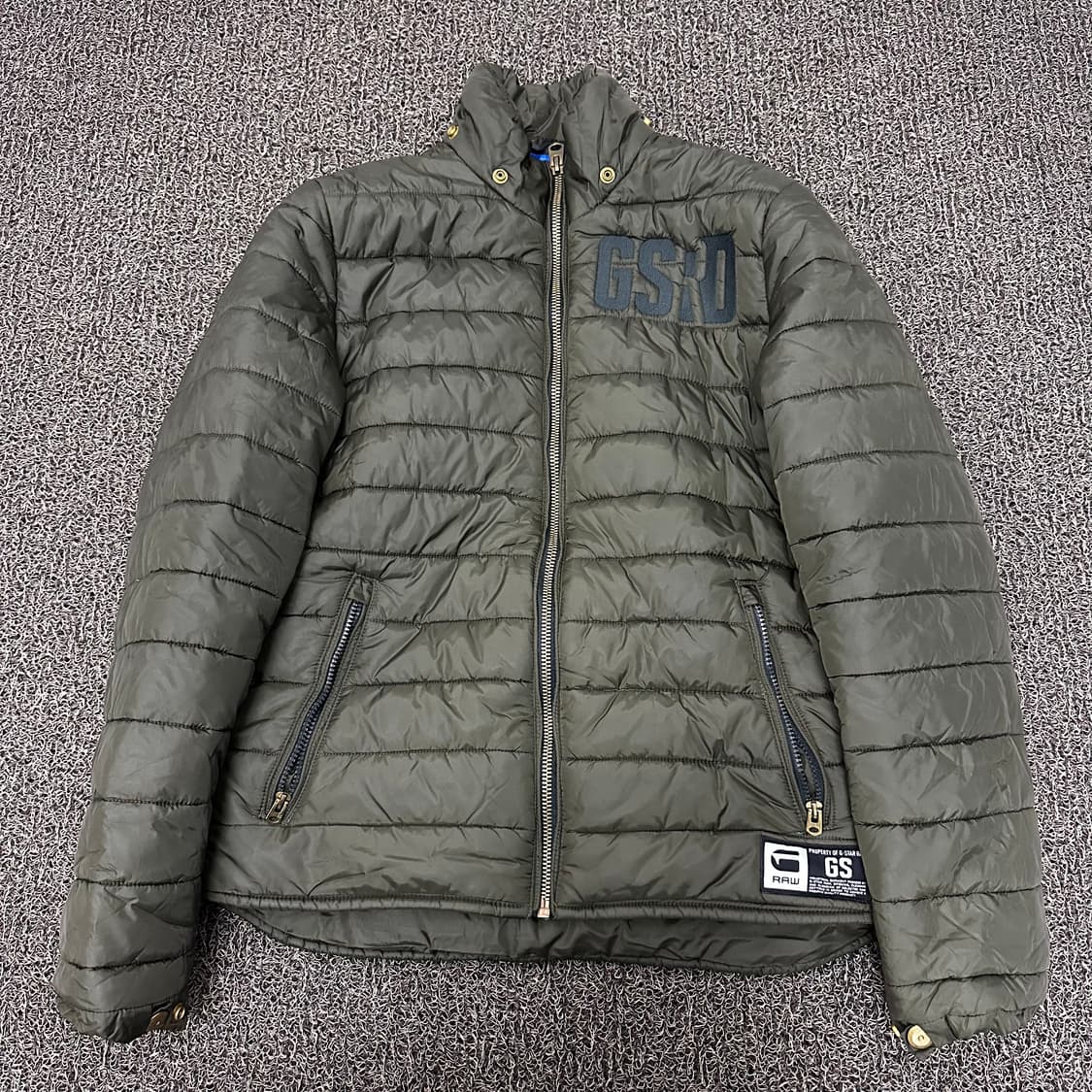 G-STAR RAW 패딩 자켓 카키색 L 상품이미지1