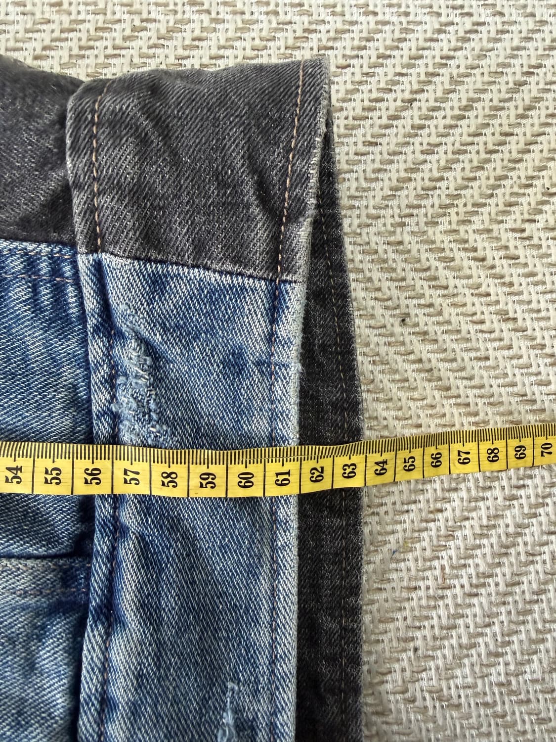 정품) 구호 오버핏 데님 누빔 내피안감 청자켓  상품이미지9