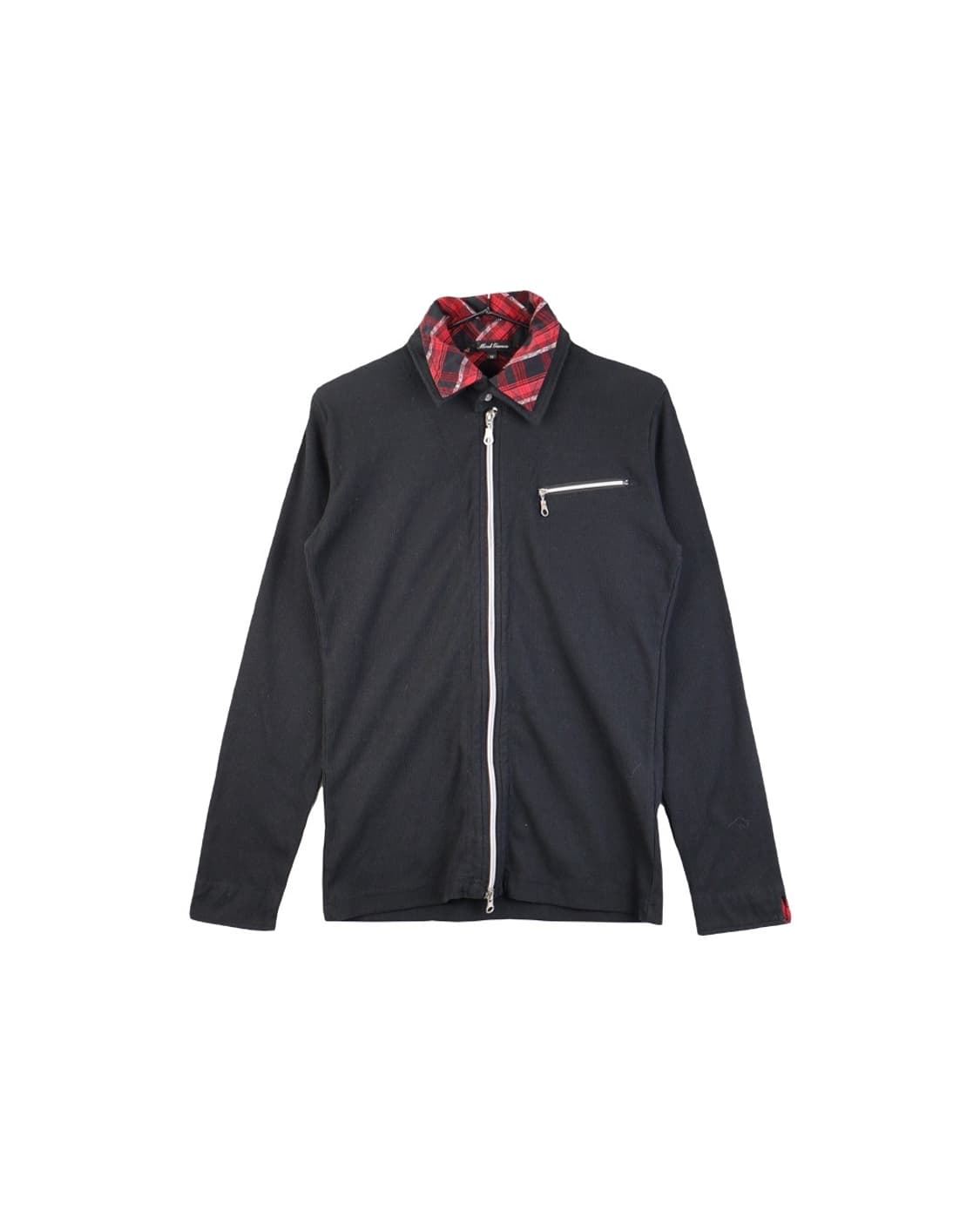 Jpn Punk Layer Checkered Shirt Zip-Up 상품이미지3