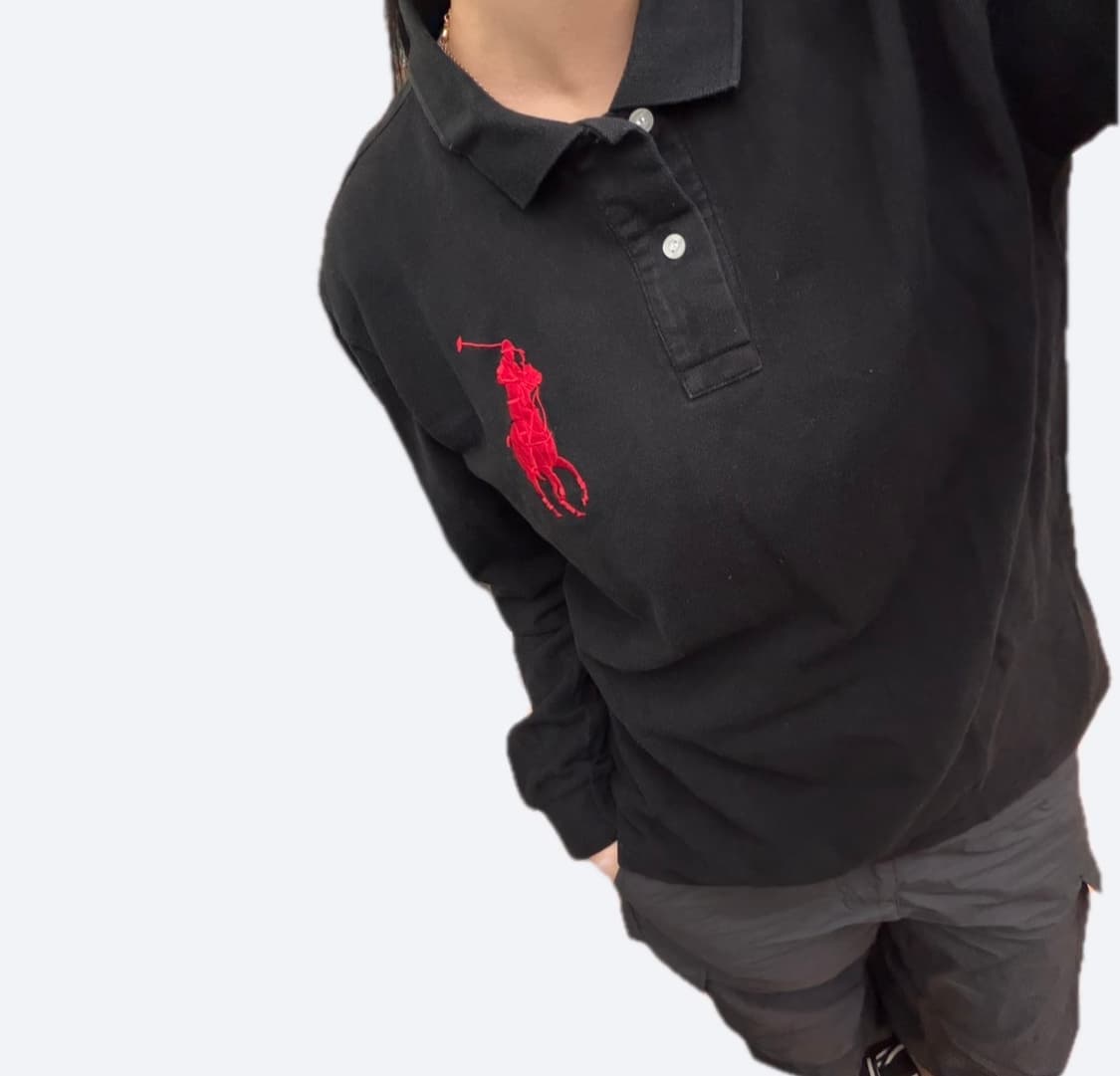 ❤️폴로 랄프로렌 레드 빅포니 블랙 카라티 PK티❤️ 상품이미지2