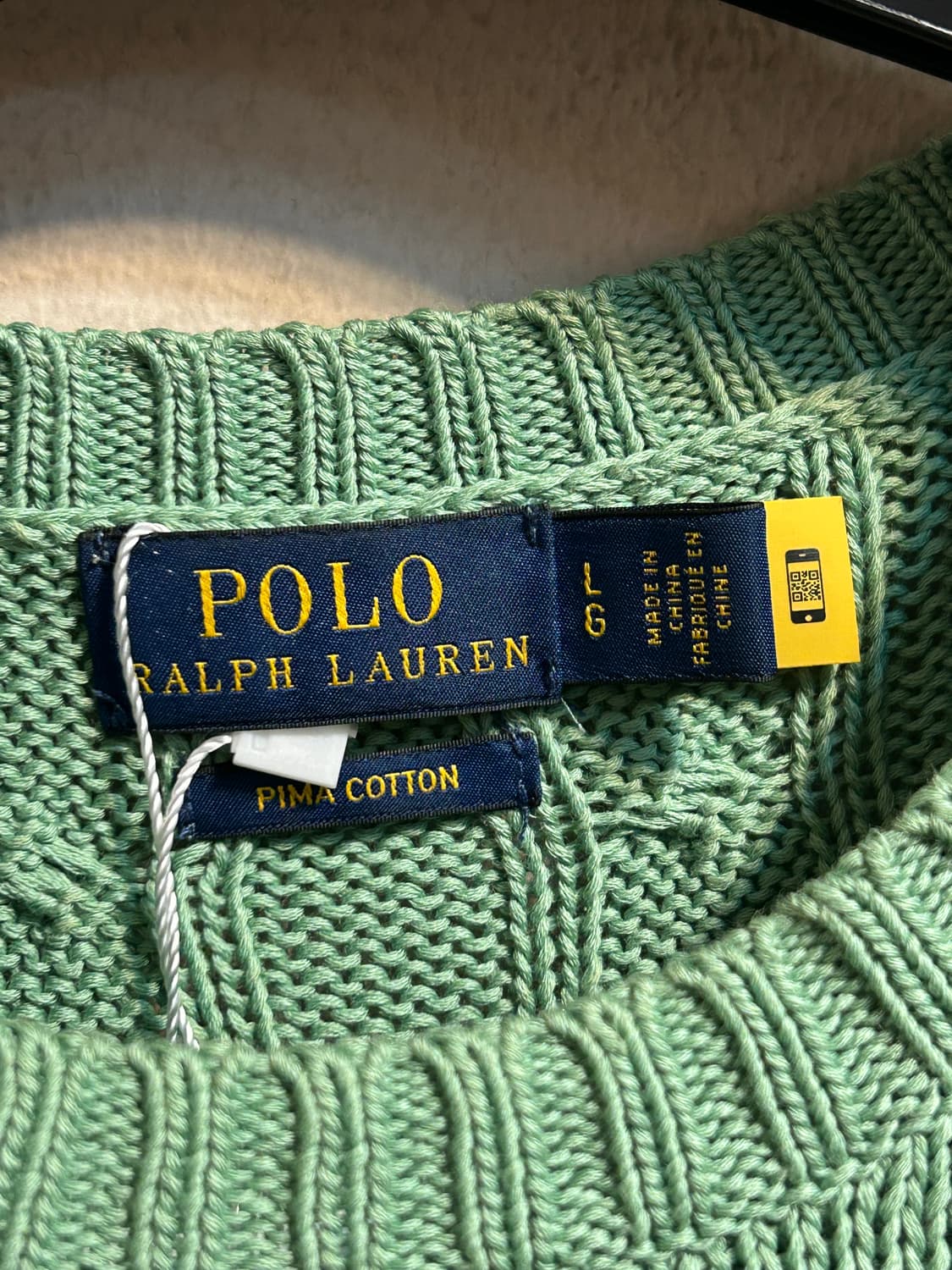 폴로 랄프로렌 코튼 케이블 반팔 니트 상품이미지4